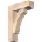 Ekena Millwork Imperial Block Smooth Bracket w/ Offset Brace, Douglas Fir, 7 1/2"W x 24"D x 32"H BKT0806X24X32IMP05SDF - alternate 1
